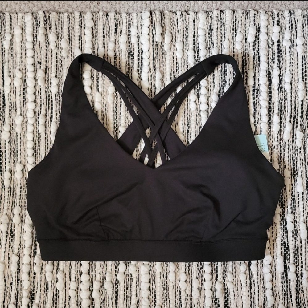 Ideology Black Sports Bra‎